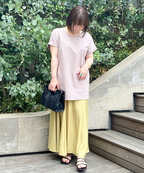 RIVE DROITE（リヴドロワ）の「キュプラ混ウォッシャブルスカート（スカート・レディース・ベージュ/ブラウン/イエロー・38/36）」の13枚目の写真