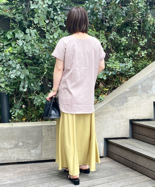 RIVE DROITE（リヴドロワ）の「キュプラ混ウォッシャブルスカート（スカート・レディース・ベージュ/ブラウン/イエロー・38/36）」の15枚目の写真