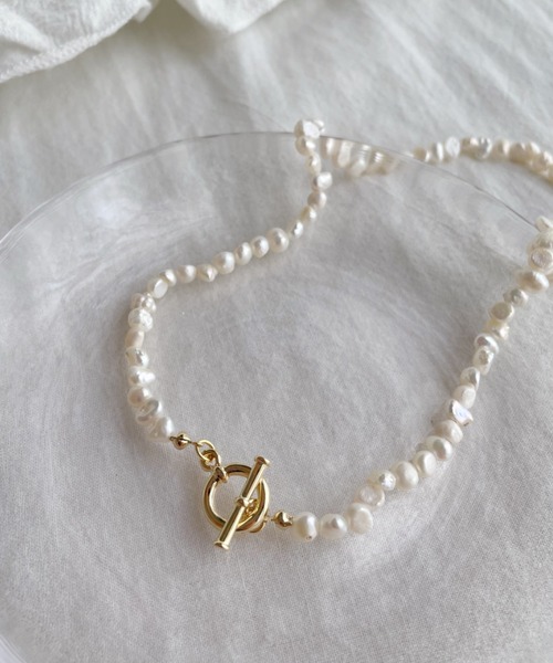 at12:03（アットイチニーゼロサン）の「淡水パールネックレス（ネックレス・レディース・ゴールド・FREE）」の8枚目の写真