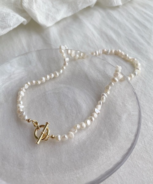 at12:03（アットイチニーゼロサン）の「淡水パールネックレス（ネックレス・レディース・ゴールド・FREE）」の7枚目の写真