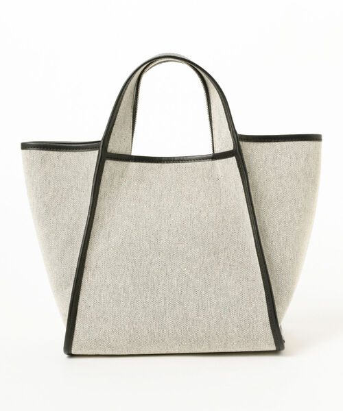 Demi-Luxe BEAMS(デミルクス ビームス)の「FEEL AND TASTE / マルシェ キャンバス ミニトートバッグ(トートバッグ・レディース・ブラック/ベージュ・ONE SIZE)」の8枚目の写真