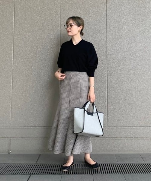 Demi-Luxe BEAMS(デミルクス ビームス)の「FEEL AND TASTE / マルシェ キャンバス ミニトートバッグ(トートバッグ・レディース・ブラック/ベージュ・ONE SIZE)」の22枚目の写真