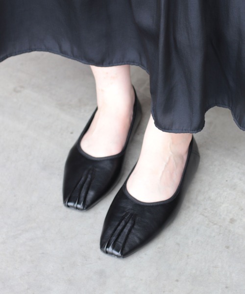 RiiiKa(リーカ)の「【RiiiKa/リーカ】スクエアトゥギャザーシューズ(パンプス・レディース・ブラック/ブラウン/アイボリー/ライトブラウン・LL/S/M/L)」の20枚目の写真