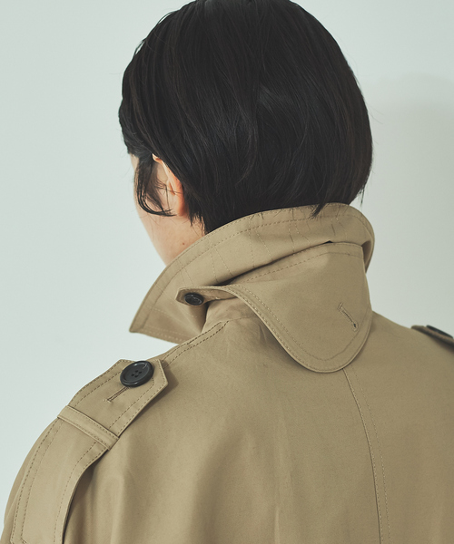 Rouge vif(ルージュヴィフ)の「変形トレンチコート(トレンチコート・レディース・ベージュ・38/36)」の4枚目の写真