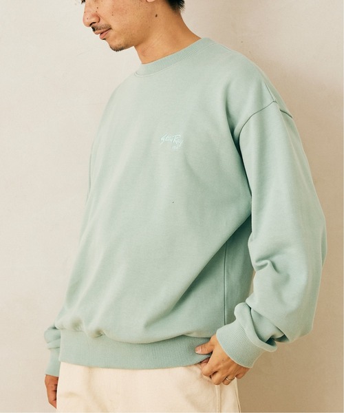 JOURNAL STANDARD relume(ジャーナルスタンダード レリューム)の「◆【StanRay×relume/スタンレイ】別注 シシュウ クルーネックスウェット(スウェット・メンズ・ナチュラル/グリーン・MEDIUM/LARGE/X-LARGE)」の1枚目の写真