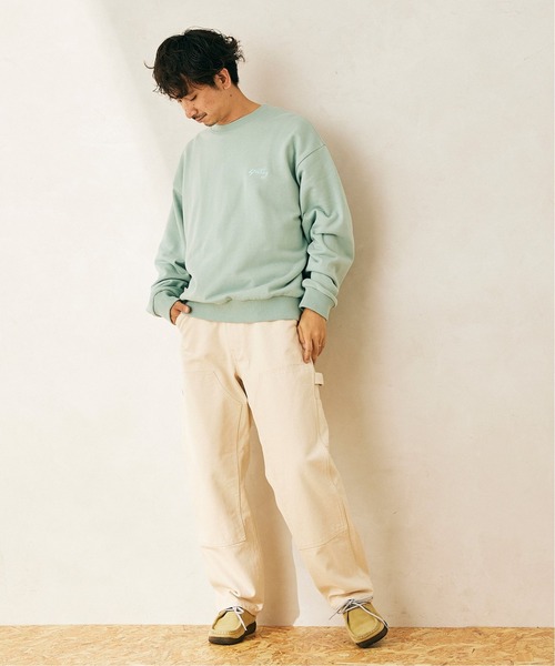 JOURNAL STANDARD relume(ジャーナルスタンダード レリューム)の「◆【StanRay×relume/スタンレイ】別注 シシュウ クルーネックスウェット(スウェット・メンズ・ナチュラル/グリーン・MEDIUM/LARGE/X-LARGE)」の3枚目の写真