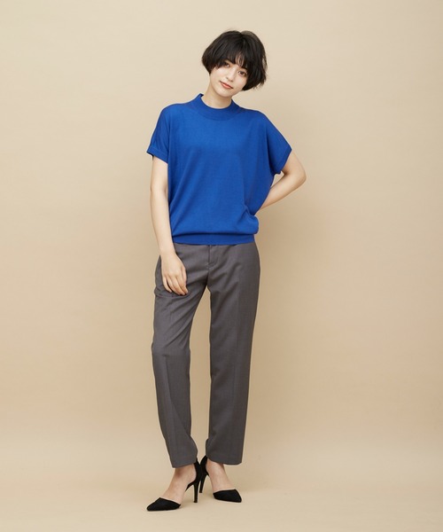 CLEARIMPRESSION (クリアインプレッション)の「TRサキソニーストレートパンツ(その他パンツ・レディース・チャコールグレー/モカ・11号/9号/7号)」の17枚目の写真