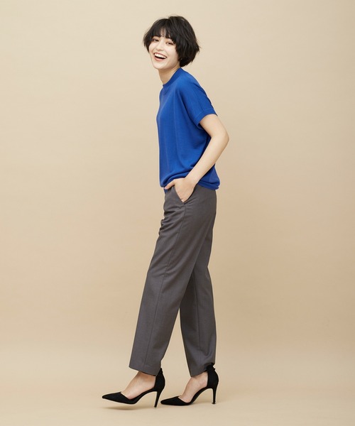 CLEARIMPRESSION (クリアインプレッション)の「TRサキソニーストレートパンツ(その他パンツ・レディース・チャコールグレー/モカ・11号/9号/7号)」の11枚目の写真