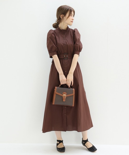 one after another NICE CLAUP(ワンアフターアナザーナイスクラップ)の「<Web限定カラーあり>モノグラムスクエアショルダーバッグ(ショルダーバッグ・レディース・ブラウン系その他/アイボリー/ダークブラウン/モカ/ブラック系その他・FREE)」の8枚目の写真