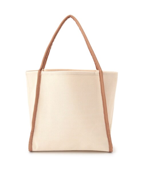 SHOO・LA・RUE（シューラルー）の「◆グログランパイピングトート（トートバッグ・レディース・チャコールグレー/ブラック/ブラウン系・00）」の6枚目の写真