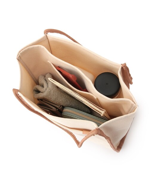 SHOO・LA・RUE（シューラルー）の「◆グログランパイピングトート（トートバッグ・レディース・チャコールグレー/ブラック/ブラウン系・00）」の5枚目の写真