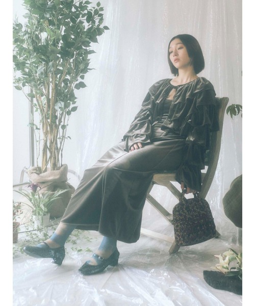 merry jenny（メリージェニー）の「ジャガードフリルショルダーbag（ショルダーバッグ・レディース・オレンジ/グリーン・FREE）」の22枚目の写真