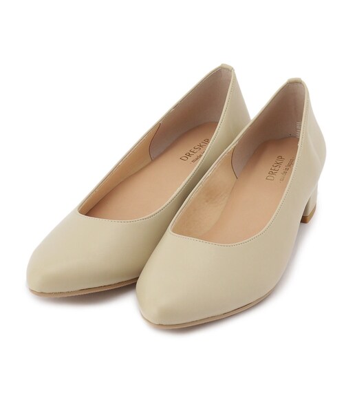 DRESKIP（ドレスキップ）の「◆【通勤】3cmヒールパンプス【靴のまち神戸製】（パンプス・レディース・グレー/ブルー/ブラック系3/ブラック系7/ベージュ系7・40/35/45/30/25）」の4枚目の写真
