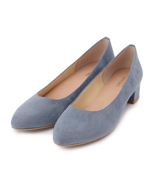 DRESKIP（ドレスキップ）の「◆【通勤】3cmヒールパンプス【靴のまち神戸製】（パンプス・レディース・グレー/ブルー/ブラック系3/ブラック系7/ベージュ系7・40/35/45/30/25）」の5枚目の写真