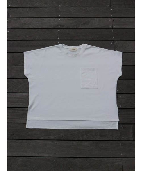 TRUNC(トランクエイティーエイト)の「Pocket Design Logo T-shirt(Tシャツ/カットソー・レディース・ホワイト/チャコールグレー/ブラック/ブラウン・FREE)」の20枚目の写真