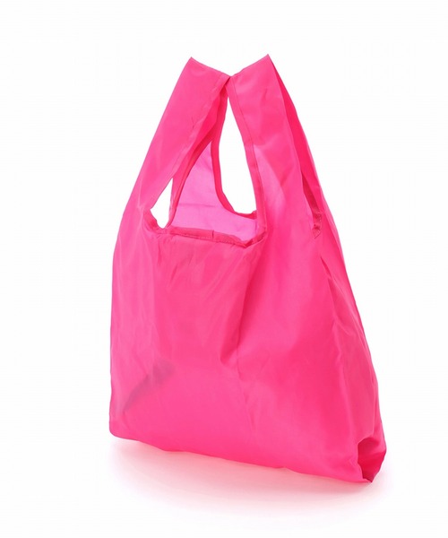 FRUIT OF THE LOOM(フルーツオブザルーム)の「【FRUIT OF THE LOOM】2WAY SHOPPING BAG/ショッピングバッグ(エコバッグ/サブバッグ・レディース・グリーン/イエロー/レッド/ブラック/ピンク/パープル・FREE)」の7枚目の写真
