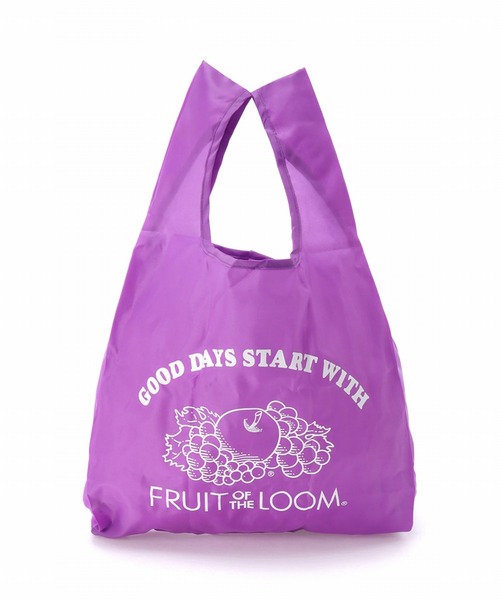 FRUIT OF THE LOOM(フルーツオブザルーム)の「【FRUIT OF THE LOOM】2WAY SHOPPING BAG/ショッピングバッグ(エコバッグ/サブバッグ・レディース・グリーン/イエロー/レッド/ブラック/ピンク/パープル・FREE)」の17枚目の写真