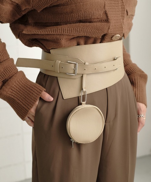 セール】【WEB限定】ポーチセットウエストマークベルト（ベルト）｜Bab