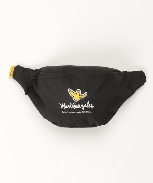 Mark Gonzales（マーク・ゴンザレス）の「Mark Gonzales/ﾏｰｸｺﾞﾝｻﾞﾚｽ ｳｴｽﾄﾊﾞｯｸﾞ（ボディバッグ/ウエストポーチ・メンズ・ブラック×ホワイト/ブラック・FREE）」の11枚目の写真