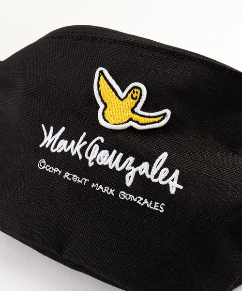 Mark Gonzales（マーク・ゴンザレス）の「Mark Gonzales/ﾏｰｸｺﾞﾝｻﾞﾚｽ ｳｴｽﾄﾊﾞｯｸﾞ（ボディバッグ/ウエストポーチ・メンズ・ブラック×ホワイト/ブラック・FREE）」の12枚目の写真