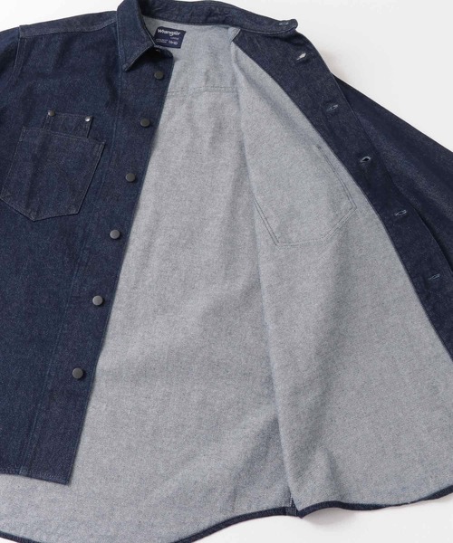 Wrangler（ラングラー）の「Wrangler×URBAN RESEARCH iD　SHIRTS　JACKET（デニムジャケット・メンズ・インディゴブルー・LARGE/MEDIUM/SMALL）」の14枚目の写真
