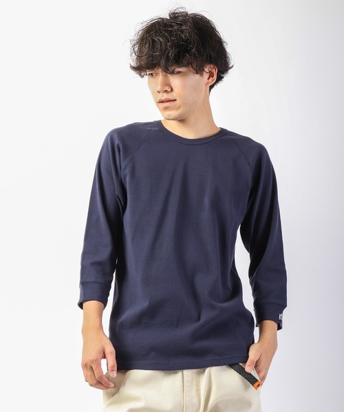 KRIFF MAYER（クリフメイヤー）の「ヘビーリップル7分袖T（Tシャツ/カットソー・メンズ・レッド/ネイビー/グレー/オフホワイト/ブラック/グレー系その他/ホワイト系その他/ブラック系その他/グレー系その他2/ネイビー系・M/L/S/XL）」の8枚目の写真