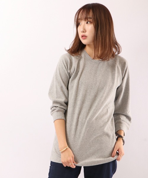 KRIFF MAYER（クリフメイヤー）の「ヘビーリップル7分袖T（Tシャツ/カットソー・メンズ・レッド/ネイビー/グレー/オフホワイト/ブラック/グレー系その他/ホワイト系その他/ブラック系その他/グレー系その他2/ネイビー系・M/L/S/XL）」の6枚目の写真