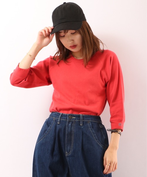 KRIFF MAYER（クリフメイヤー）の「ヘビーリップル7分袖T（Tシャツ/カットソー・メンズ・レッド/ネイビー/グレー/オフホワイト/ブラック/グレー系その他/ホワイト系その他/ブラック系その他/グレー系その他2/ネイビー系・M/L/S/XL）」の10枚目の写真