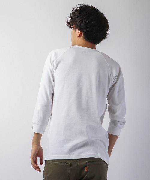 KRIFF MAYER（クリフメイヤー）の「ヘビーリップル7分袖T（Tシャツ/カットソー・メンズ・レッド/ネイビー/グレー/オフホワイト/ブラック/グレー系その他/ホワイト系その他/ブラック系その他/グレー系その他2/ネイビー系・M/L/S/XL）」の15枚目の写真