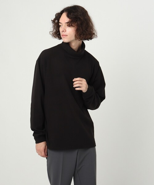 tk.TAKEO KIKUCHI（ティーケータケオキクチ）の「◆モイスチャースムース タートルネック（Tシャツ/カットソー・メンズ・ホワイト/ブラック/グレー・01/02/03）」の3枚目の写真