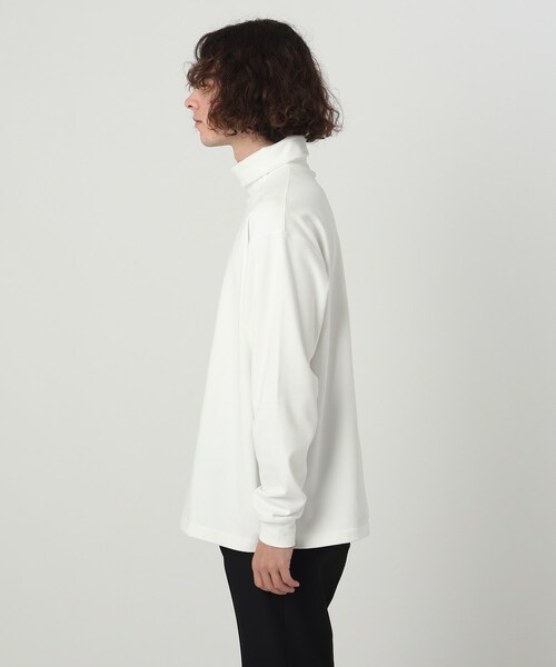 tk.TAKEO KIKUCHI（ティーケータケオキクチ）の「◆モイスチャースムース タートルネック（Tシャツ/カットソー・メンズ・ホワイト/ブラック/グレー・01/02/03）」の8枚目の写真
