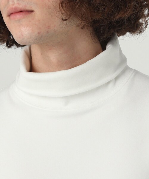 tk.TAKEO KIKUCHI（ティーケータケオキクチ）の「◆モイスチャースムース タートルネック（Tシャツ/カットソー・メンズ・ホワイト/ブラック/グレー・01/02/03）」の11枚目の写真