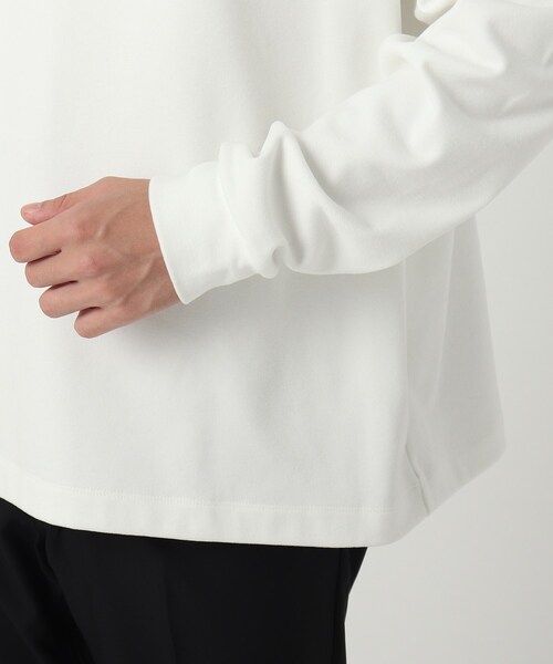 tk.TAKEO KIKUCHI（ティーケータケオキクチ）の「◆モイスチャースムース タートルネック（Tシャツ/カットソー・メンズ・ホワイト/ブラック/グレー・01/02/03）」の4枚目の写真