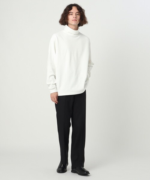 tk.TAKEO KIKUCHI（ティーケータケオキクチ）の「◆モイスチャースムース タートルネック（Tシャツ/カットソー・メンズ・ホワイト/ブラック/グレー・01/02/03）」の10枚目の写真