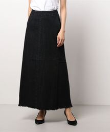 Lugnoncure | デニムフリンジスカート(デニムスカート)