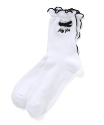 algy | りぼん付きメロークルーソックス(ソックス/靴下)