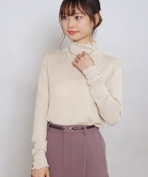 Crisp yours（クリスプユアーズ）の「【WEB限定】メロウソフトTシャツ（Tシャツ/カットソー・レディース・ベージュ/イエロー/グリーン・FREE）」の2枚目の写真