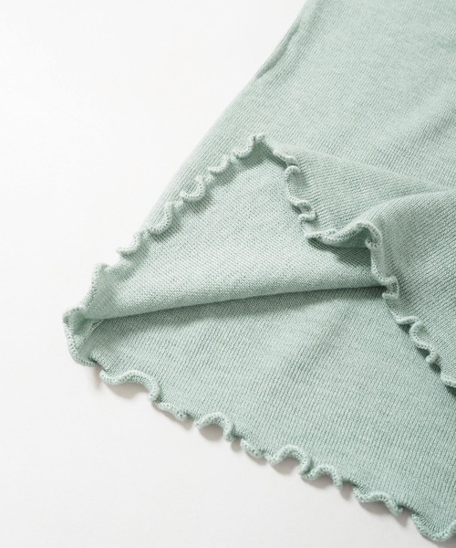 Crisp yours（クリスプユアーズ）の「【WEB限定】メロウソフトTシャツ（Tシャツ/カットソー・レディース・ベージュ/イエロー/グリーン・FREE）」の5枚目の写真