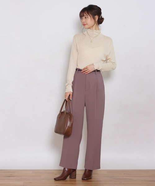 Crisp yours（クリスプユアーズ）の「【WEB限定】メロウソフトTシャツ（Tシャツ/カットソー・レディース・ベージュ/イエロー/グリーン・FREE）」の21枚目の写真