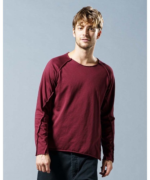 twist　raglan sleeve cut&sewn