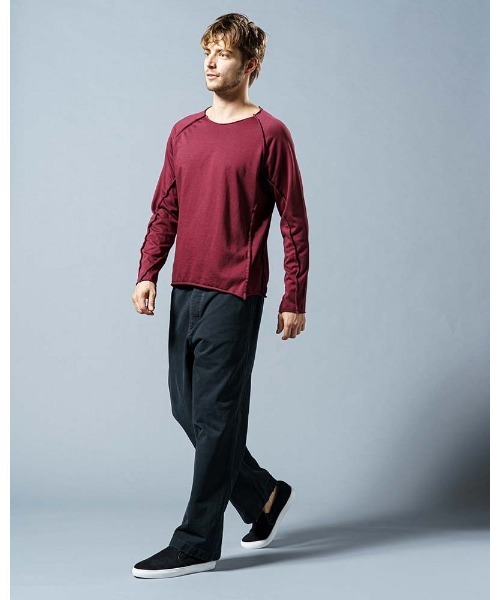 twist　raglan sleeve cut&sewn