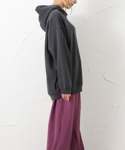 EDWIN（エドウィン）の「C17 シーセブンティーン スウェット プルオーバーパーカー（パーカー・レディース・チャコール・フリー）」の5枚目の写真