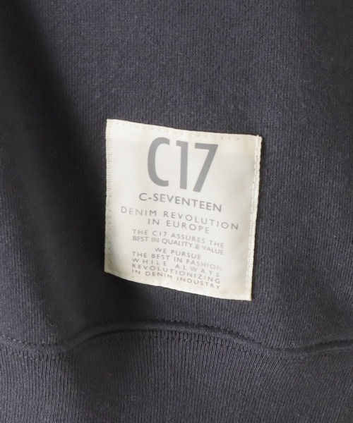 EDWIN（エドウィン）の「C17 シーセブンティーン スウェット プルオーバーパーカー（パーカー・レディース・チャコール・フリー）」の11枚目の写真