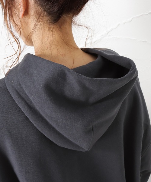 EDWIN（エドウィン）の「C17 シーセブンティーン スウェット プルオーバーパーカー（パーカー・レディース・チャコール・フリー）」の12枚目の写真