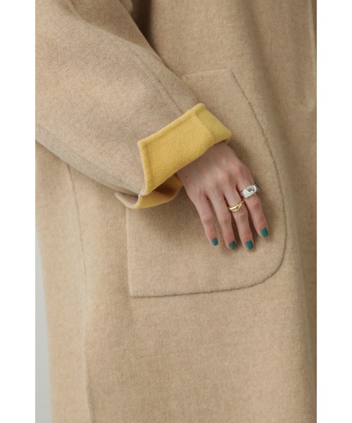 CREOLME（クレオルム）の「(CREOLME)ウールリバーシブルコート（その他アウター・レディース・グレー/ベージュ・SMALL/MEDIUM）」の9枚目の写真