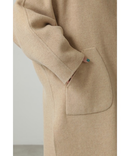 CREOLME（クレオルム）の「(CREOLME)ウールリバーシブルコート（その他アウター・レディース・グレー/ベージュ・SMALL/MEDIUM）」の7枚目の写真