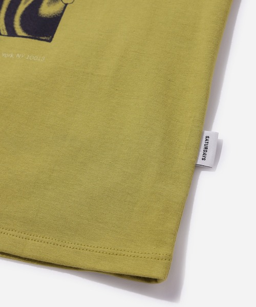 Saturdays NYC(サタデーズ ニューヨークシティ )の「Diatoms Standard S/S Tee(Tシャツ/カットソー・レディース・イエロー/オリーブ/ネイビー・S/L/M/X-SMALL)」の8枚目の写真