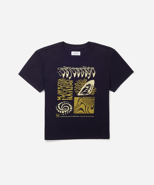 Saturdays NYC(サタデーズ ニューヨークシティ )の「Diatoms Standard S/S Tee(Tシャツ/カットソー・レディース・イエロー/オリーブ/ネイビー・S/L/M/X-SMALL)」の21枚目の写真