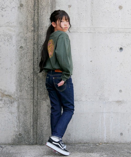 ムラサキスポーツ by 花音（ムラサキスポーツバイカノン）の「花音ｘムラサキスポーツ SANTACRUZ/サンタクルーズ キッズ バックプリントロンT 21A621-42（Tシャツ/カットソー・キッズ・ホワイト/グリーン/ブラック・150cm/140cm/160cm/130cm）」の5枚目の写真