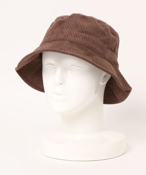 Anuenue(アヌエヌエ)の「コーデュロイ バケットハット(ハット・レディース・ターメリック/レンガ/ダークパープル/ワインレッド/ライトピンク/ブラウン/ホワイト/ブラック/ライトグレー/ネイビー/グリーン/ベージュ・FREE)」の5枚目の写真